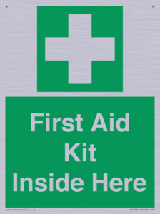 First Aid Kit Inside Here